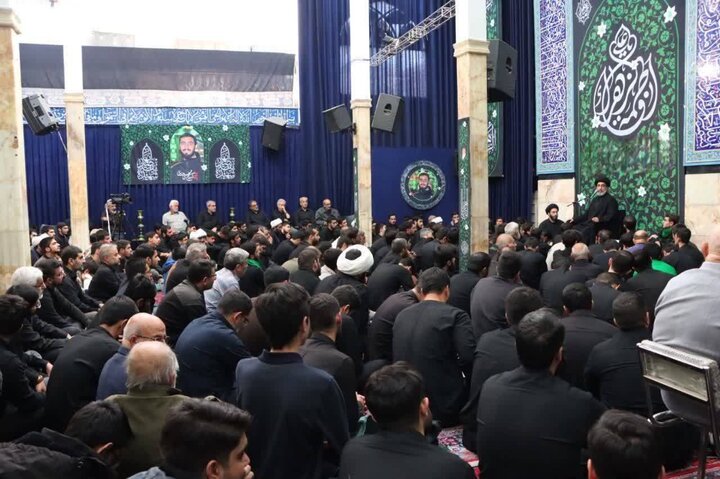تصاویر/ مراسم عزاداری شهادت حضرت زهرا(س) در حوزه علمیه آیت‌الله مجتهدی