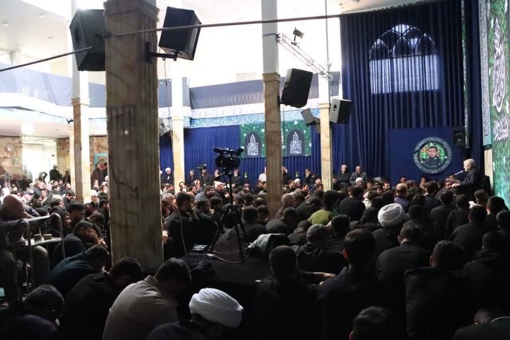تصاویر/ مراسم عزاداری شهادت حضرت زهرا(س) در حوزه علمیه آیت‌الله مجتهدی
