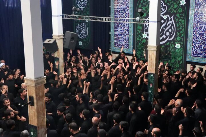 تصاویر/ مراسم عزاداری شهادت حضرت زهرا(س) در حوزه علمیه آیت‌الله مجتهدی