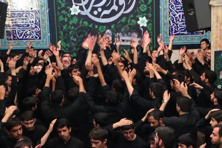 تصاویر/ مراسم عزاداری شهادت حضرت زهرا(س) در حوزه علمیه آیت‌الله مجتهدی