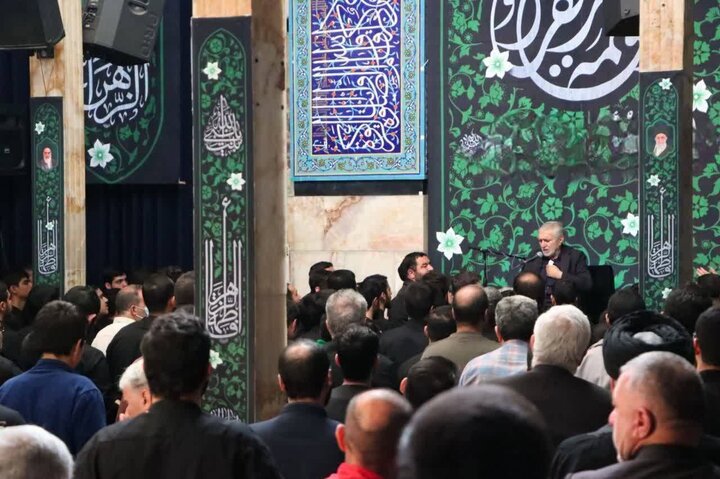 تصاویر/ مراسم عزاداری شهادت حضرت زهرا(س) در حوزه علمیه آیت‌الله مجتهدی