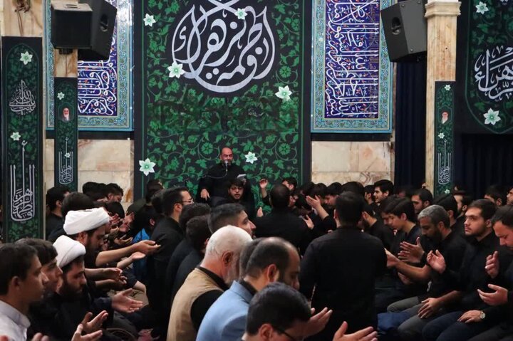 تصاویر/ مراسم عزاداری شهادت حضرت زهرا(س) در حوزه علمیه آیت‌الله مجتهدی