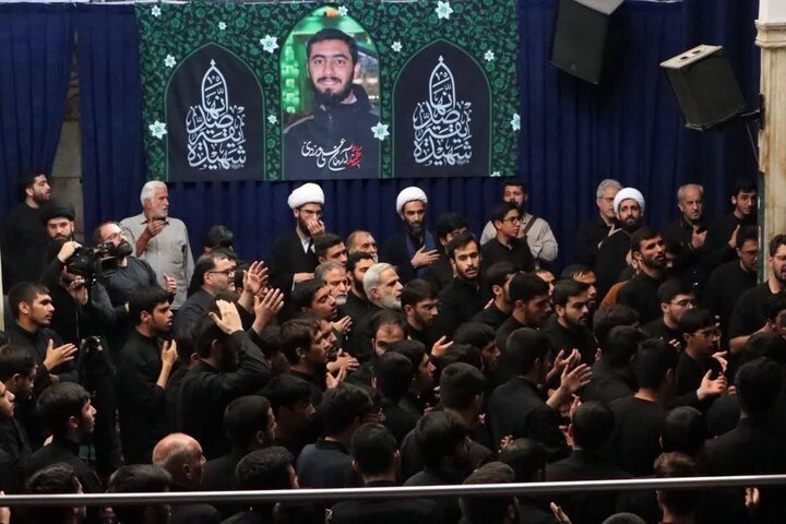 تصاویر/ مراسم عزاداری شهادت حضرت زهرا(س) در حوزه علمیه آیت‌الله مجتهدی