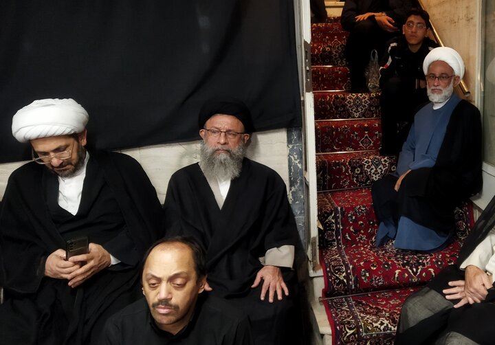 تصاویر/ مراسم سوگواری شهادت حضرت فاطمه(س) در حسینیه آیت الله جعفری اراکی(ره)