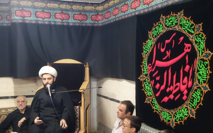تصاویر/ مراسم سوگواری شهادت حضرت فاطمه(س) در حسینیه آیت الله جعفری اراکی(ره)
