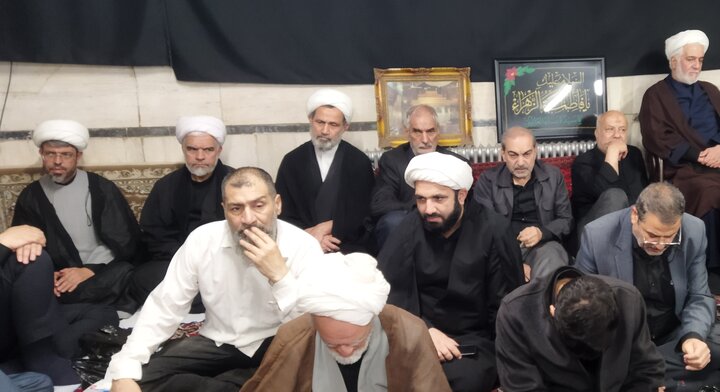 تصاویر/ مراسم سوگواری شهادت حضرت فاطمه(س) در حسینیه آیت الله جعفری اراکی(ره)