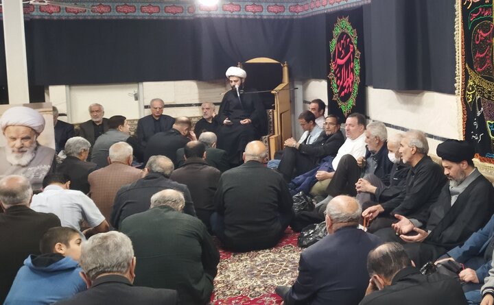 تصاویر/ مراسم سوگواری شهادت حضرت فاطمه(س) در حسینیه آیت الله جعفری اراکی(ره)