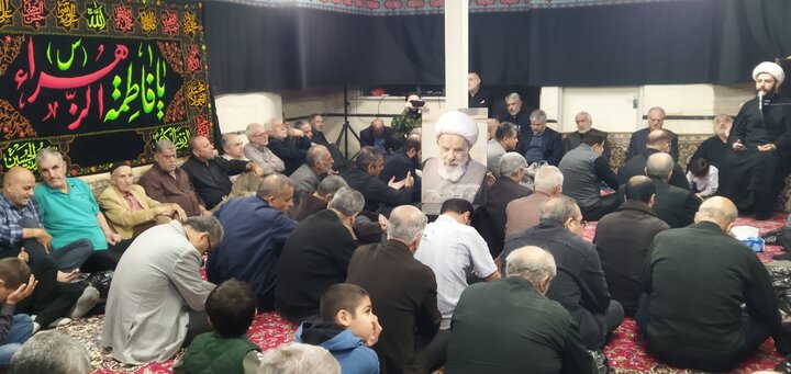 تصاویر/ مراسم سوگواری شهادت حضرت فاطمه(س) در حسینیه آیت الله جعفری اراکی(ره)