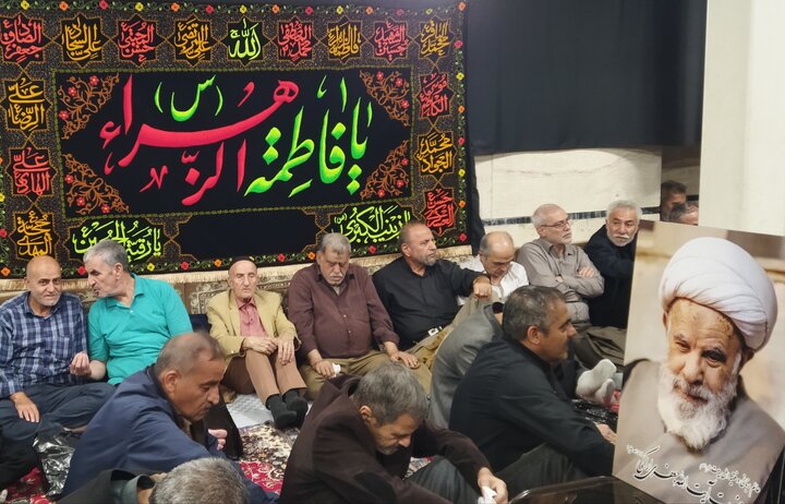 تصاویر/ مراسم سوگواری شهادت حضرت فاطمه(س) در حسینیه آیت الله جعفری اراکی(ره)