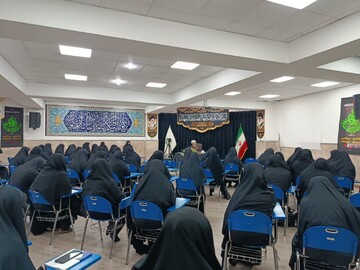 تصاویر/ مراسم عزاداری ایام فاطمیه در مدرسه علمیه الزهرا (س) ارومیه