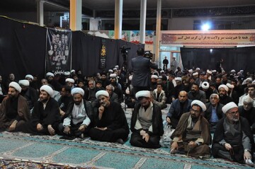 تصاویر/ مراسم یادواره شهدای طلاب و روحانی میاندوآب