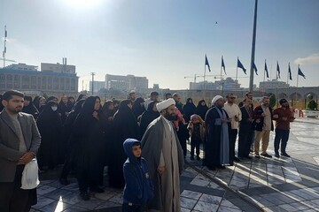 ۳۲ خانواده طلبه کرمانشاهی میهمان بارگاه ملکوتی امام رضا(ع) شدند+ تصاویر