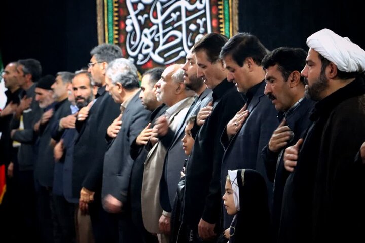 تصاویر/ مراسم سوگواری ایام فاطمیه در سلماس