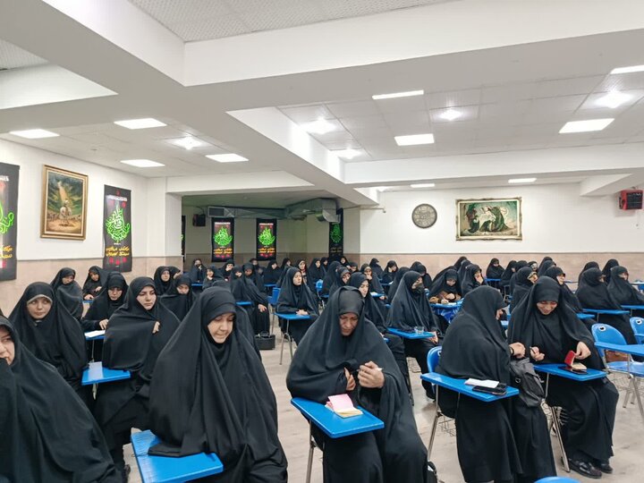 تصاویر/ مراسم عزاداری ایام فاطمیه در مدرسه علمیه الزهرا (س) ارومیه