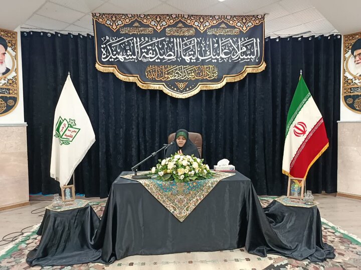 تصاویر/ مراسم عزاداری ایام فاطمیه در مدرسه علمیه الزهرا (س) ارومیه