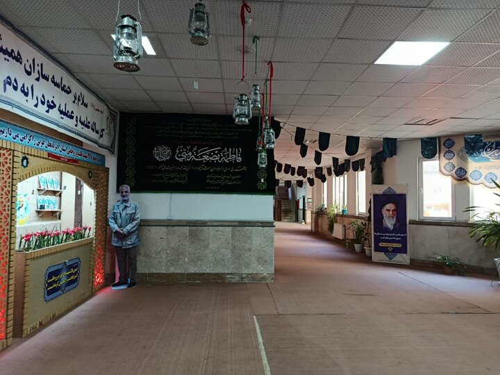 تصاویر/ مراسم عزاداری ایام فاطمیه در مدرسه علمیه الزهرا (س) ارومیه