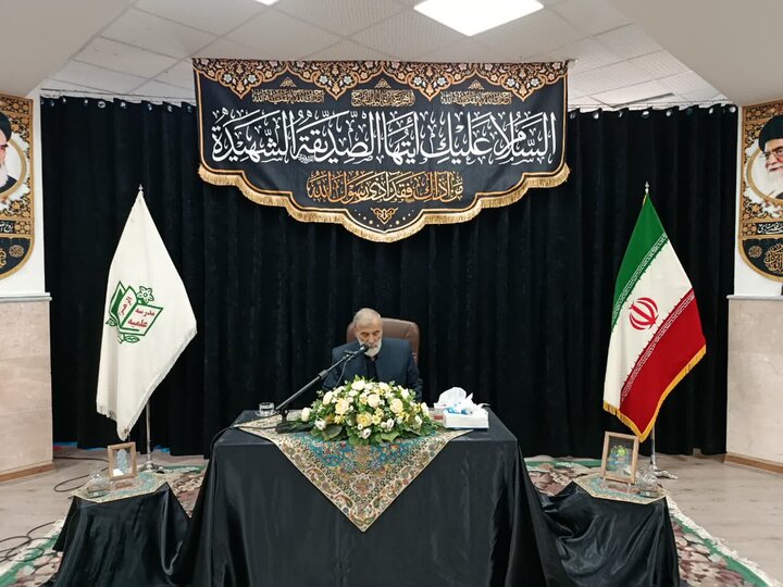 تصاویر/ مراسم عزاداری ایام فاطمیه در مدرسه علمیه الزهرا (س) ارومیه