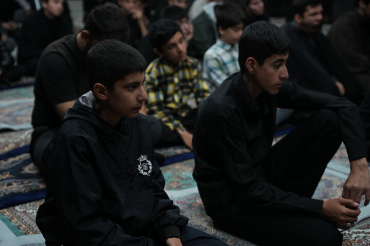 تصاویر/ عزاداری دهه اول فاطمیه در مدرسه علمیه امام صادق (ع) نقده