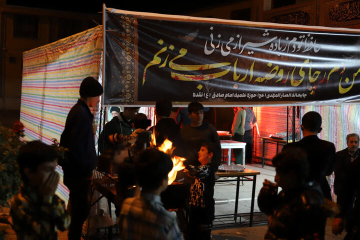 تصاویر/ عزاداری دهه اول فاطمیه در مدرسه علمیه امام صادق (ع) نقده