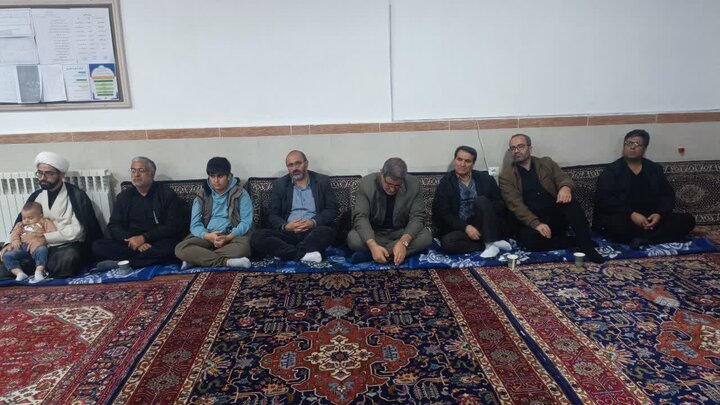 تصاویر/ مراسم عزاداری ایام فاطمیه در مدرسه علمیه امام خمینی (ره) خوی