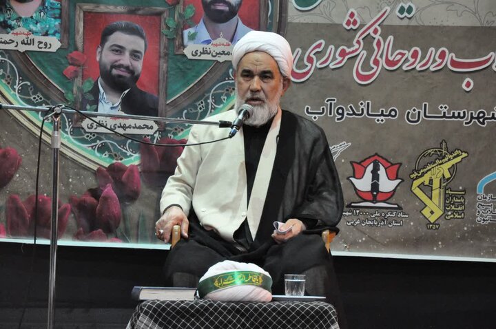 تصاویر/ مراسم یادواره شهدای طلاب و روحانی میاندوآب