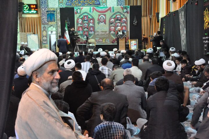 تصاویر/ مراسم یادواره شهدای طلاب و روحانی میاندوآب