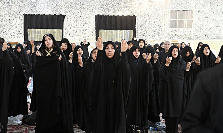 تصاویر/ مراسم سوگواری دهه اول فاطمیه در حرم حضرت عبدالعظیم حسنی(ع)