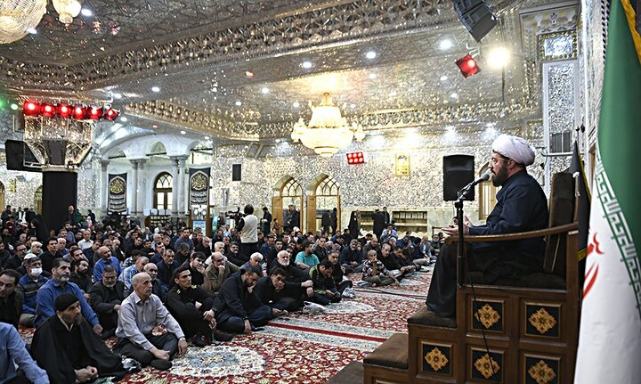 تصاویر/ مراسم سوگواری دهه اول فاطمیه در حرم حضرت عبدالعظیم حسنی(ع)