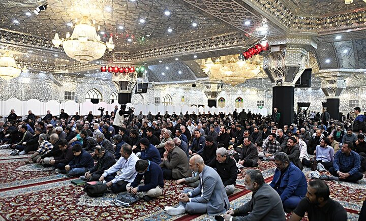 تصاویر/ مراسم سوگواری دهه اول فاطمیه در حرم حضرت عبدالعظیم حسنی(ع)