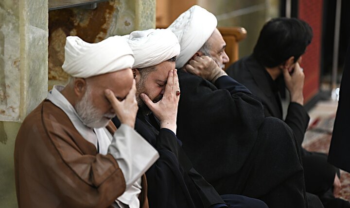 تصاویر/ مراسم سوگواری دهه اول فاطمیه در حرم حضرت عبدالعظیم حسنی(ع)