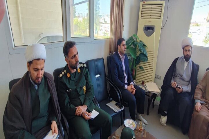 تصاویر/ ابلاغ احکام اعضای قرارگاه مسجد شهرستان سرپل ذهاب توسط امام جمعه