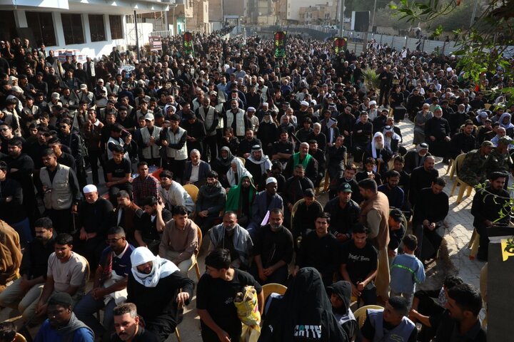 بمشاركة آية الله العظمى النجفي.. مسيرة فاطمية حاشدة تتحرك نحو حرم الإمام علي (عليه السلام) في النجف الأشرف