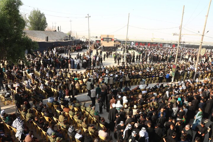 بمشاركة آية الله العظمى النجفي.. مسيرة فاطمية حاشدة تتحرك نحو حرم الإمام علي (عليه السلام) في النجف الأشرف