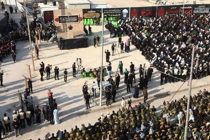 بمشاركة آية الله العظمى النجفي.. مسيرة فاطمية حاشدة تتحرك نحو حرم الإمام علي (عليه السلام) في النجف الأشرف