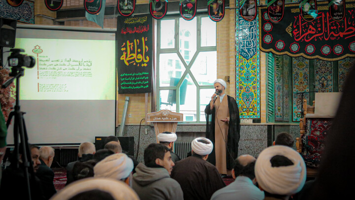 تصاویر/مراسم عزاداری ایام فاطمیه با سخنرانی حجت‌الاسلام پناهیان در مسجد مدرسه علمیه آیت‌الله آخوند همدانی برگزار شد