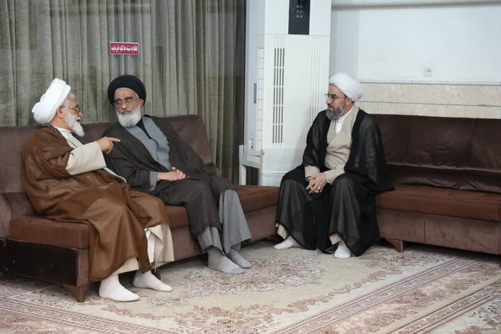 عزاداری شام شهادت حضرت زهرا (س) باحضور آیت‌الله سعیدی در مسجد چهارده معصوم(ع) قم