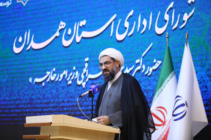 تصاویر / شورای اداری همدان با حضور وزیر امور خارجه