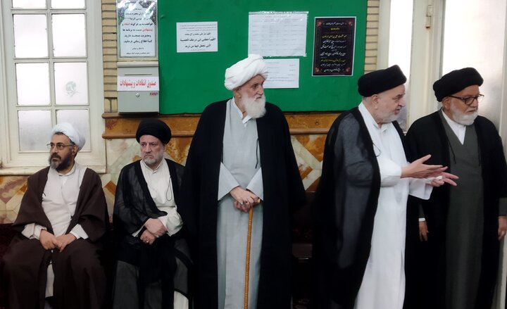 تصاویر/ مراسم اربعین درگذشت همسر مکرمه آیت الله العظمی سیستانی در تهران