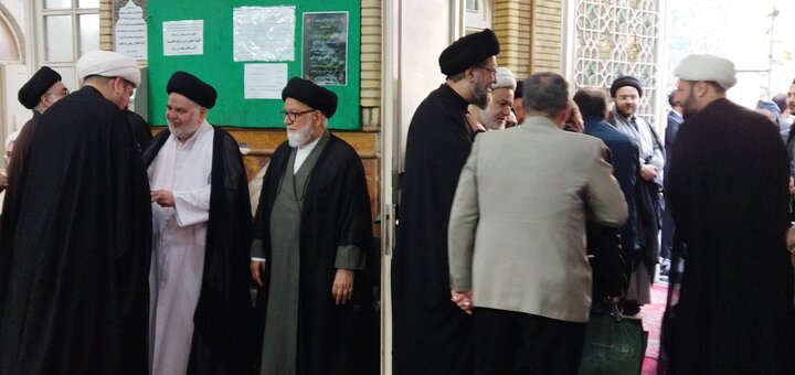 تصاویر/ مراسم اربعین درگذشت همسر مکرمه آیت الله العظمی سیستانی در تهران