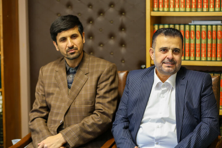 تصاویر/ دیدار مسئولان و اساتید اولین همایش توانمندسازی آموزگاران ابتدایی در بازشناسی خط قرآن درسی با امام جمعه تبریز