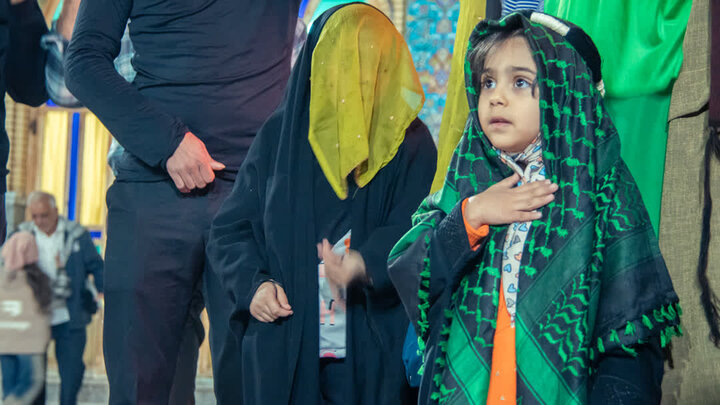 تصاویر/ عزاداری هیئت مسجد الزهرای احمدآباد به مناسبت شهادت حضرت فاطمه (س) در نجف ایران