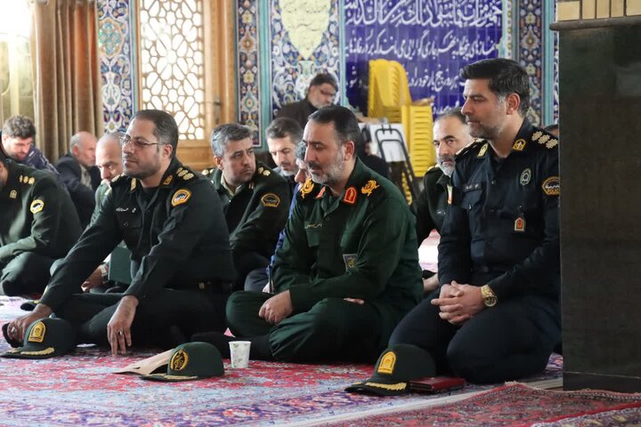 تصاویر/چهلم شهدای مدافع امنیت در مسجد سیدها اراک