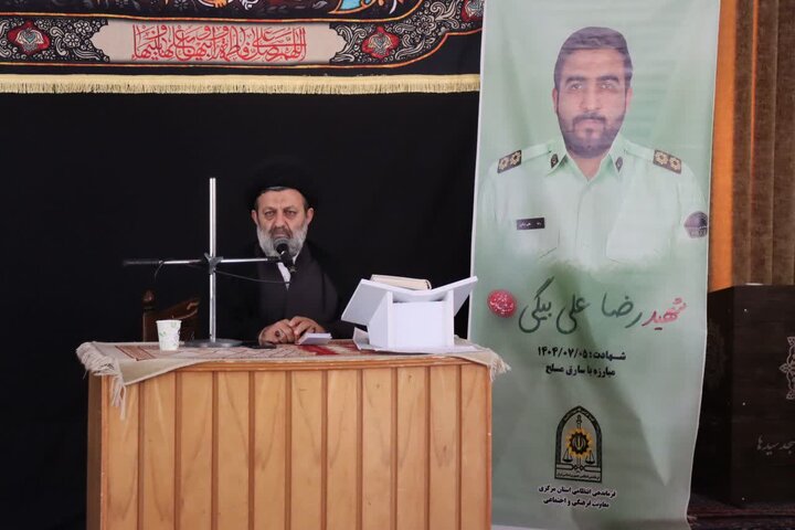 تصاویر/چهلم شهدای مدافع امنیت در مسجد سیدها اراک