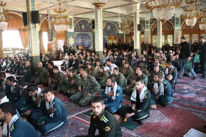 تصاویر/چهلم شهدای مدافع امنیت در مسجد سیدها اراک