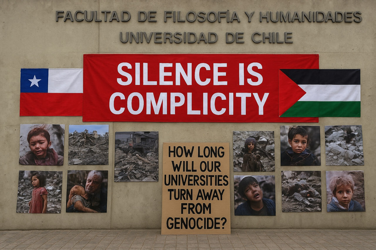 Chilean University Students Denounce Silence on Gaza: “Silence Is Complicity in Crime”