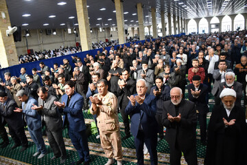 تصاویر/  آیین عبادی سیاسی نماز جمعه خوی