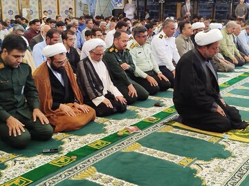 تصاویر/ آیین عبادی سیاسی نمازجمعه امروز شهر عسلویه