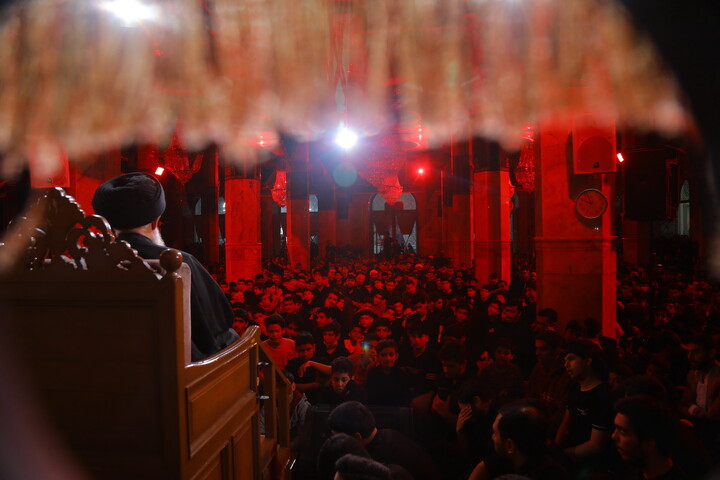 تصاویر / مراسم عزاداری شهادت حضرت زهرا(س) در مسجد اعظم قم