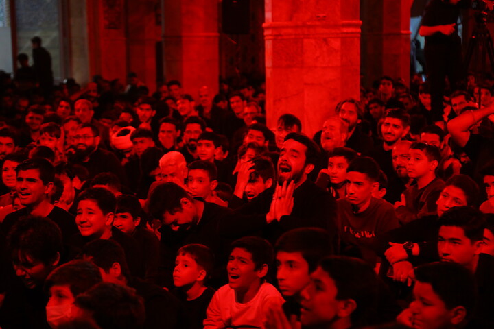 تصاویر / مراسم عزاداری شهادت حضرت زهرا(س) در مسجد اعظم قم