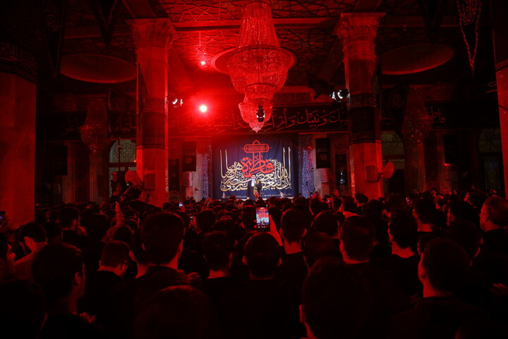 تصاویر / مراسم عزاداری شهادت حضرت زهرا(س) در مسجد اعظم قم